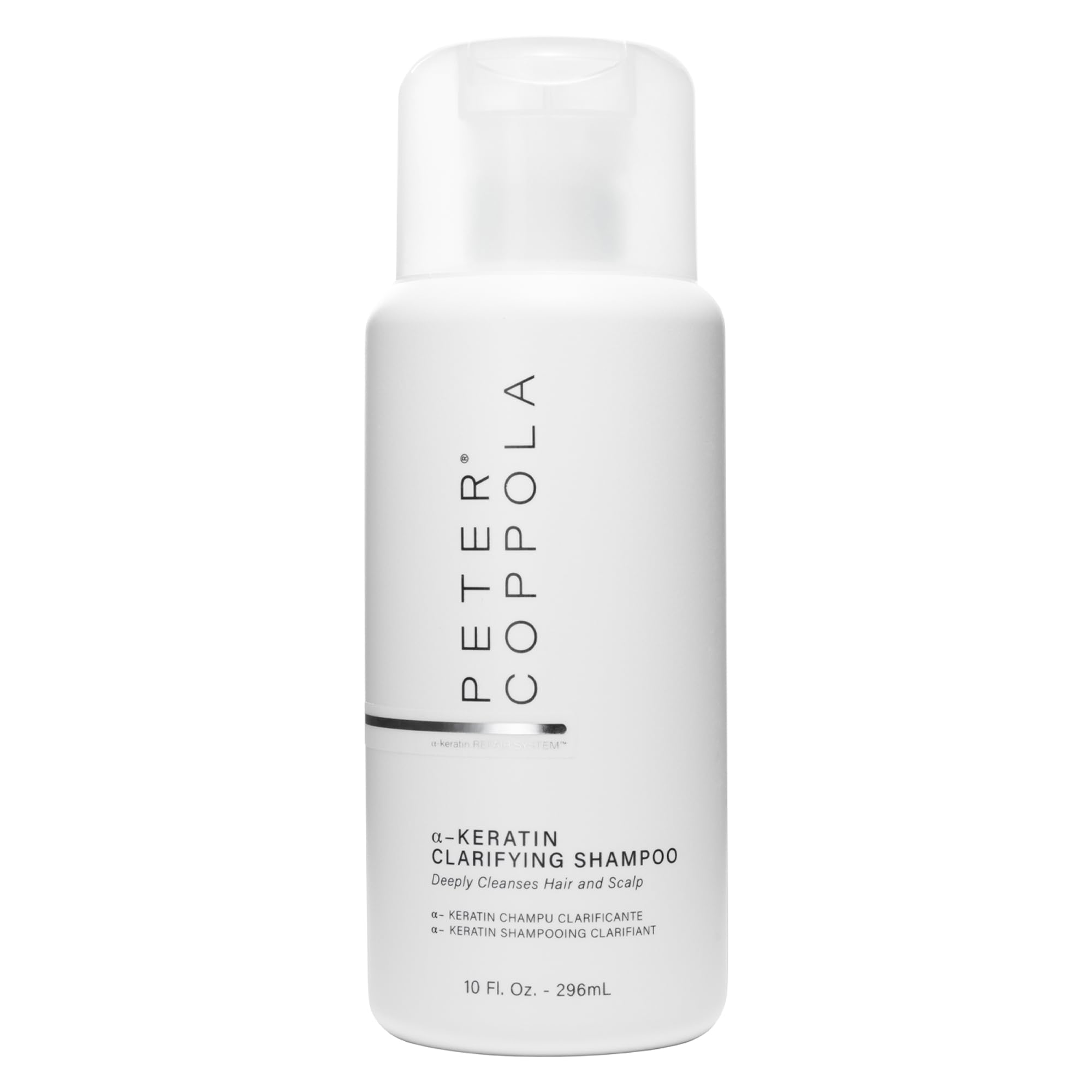 PETER COPPOLA a-Keratin Clarifying Shampoo - Gentle And Deep Cleansing Sulfate Free Shampoo Removes Build Up, Oils, And Excess Product From Hair And
