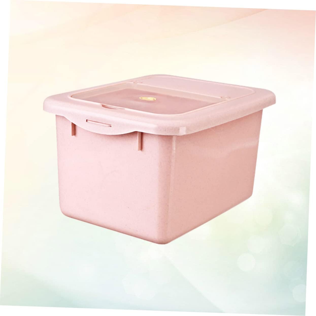 Moisture Rice Storage Container Airtight Plastic Bin for Grains Cereal Dry Food Capacity Easy Design for Kitchen Organization