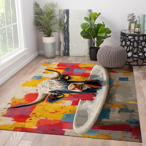 Tapis drôles et faciles à laver pour chambre d'enfant 90x150cm