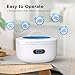 Ultrasonic Jewelry Cleaner, ABOX Professional Cleaning Machine 25 Ounces/750ML with Digital Timer and Clear Lid, Eyeglasses, Rings, Dentures Cleaner GT-F6