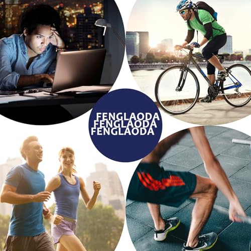 Image of fenglaoda 8 Pairs Compression Socks for Men & Women 20-30 mmHg Knee High Nurse Pregnant Running Medical and Travel Athletic