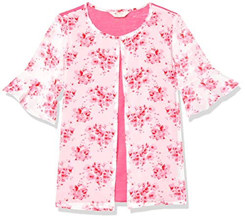 Image of EASYBUY Girl's Regular T-Shirt (SU21RA21GY Rose Pink 12Y)