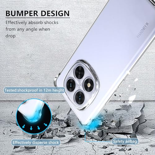 Coque Xiaomi Redmi Note 14 Pro Plus 5G transparente rigide silicone TPU hybride - 4