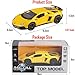 iLooboo Alloy Collectible Lambo Aventador Toy Vehicle Pull Back Die-Cast Car Model with Lights and Sound