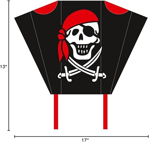 Miniatura 5 de HQ Cometa de una sola línea de trineo de bolsillo de cometas - Jolly Roger