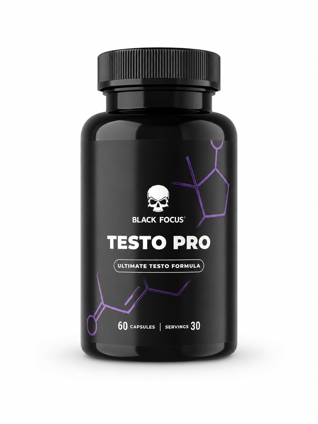 Testo Pro - Integratore Testosterone Uomo per Sport e Palestra, Supporto Forza e Prestazione Muscolare con Zinco, Fieno Greco 300 mg, Ashwagandha Shoden, Affron, Boro e BioPerine - 60 Cps