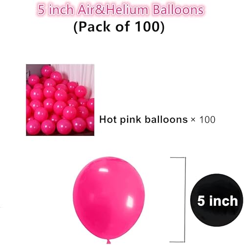 Miniatura 30 de Globos de fiesta rojos de 5 pulgadas, 100 mini globos de látex para decoración de cumpleaños, boda, baby shower (rojo) Rojo,Negro,Morado oscuro,Azul