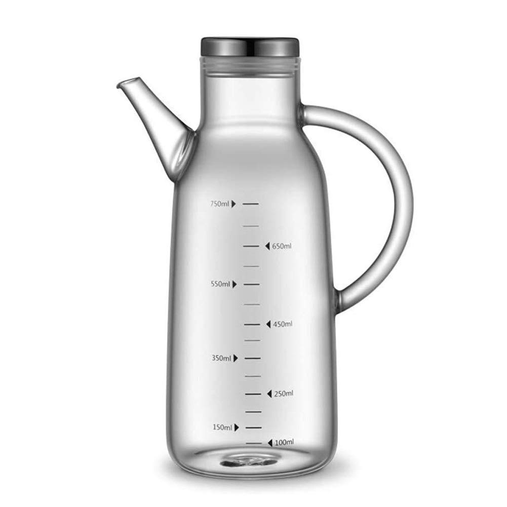 Aceitera y vinagrera Antigoteo Botellas de Aceite for Cocina, dispensador de Aceite de Oliva y Botella de vinagre (Size : 750ml)