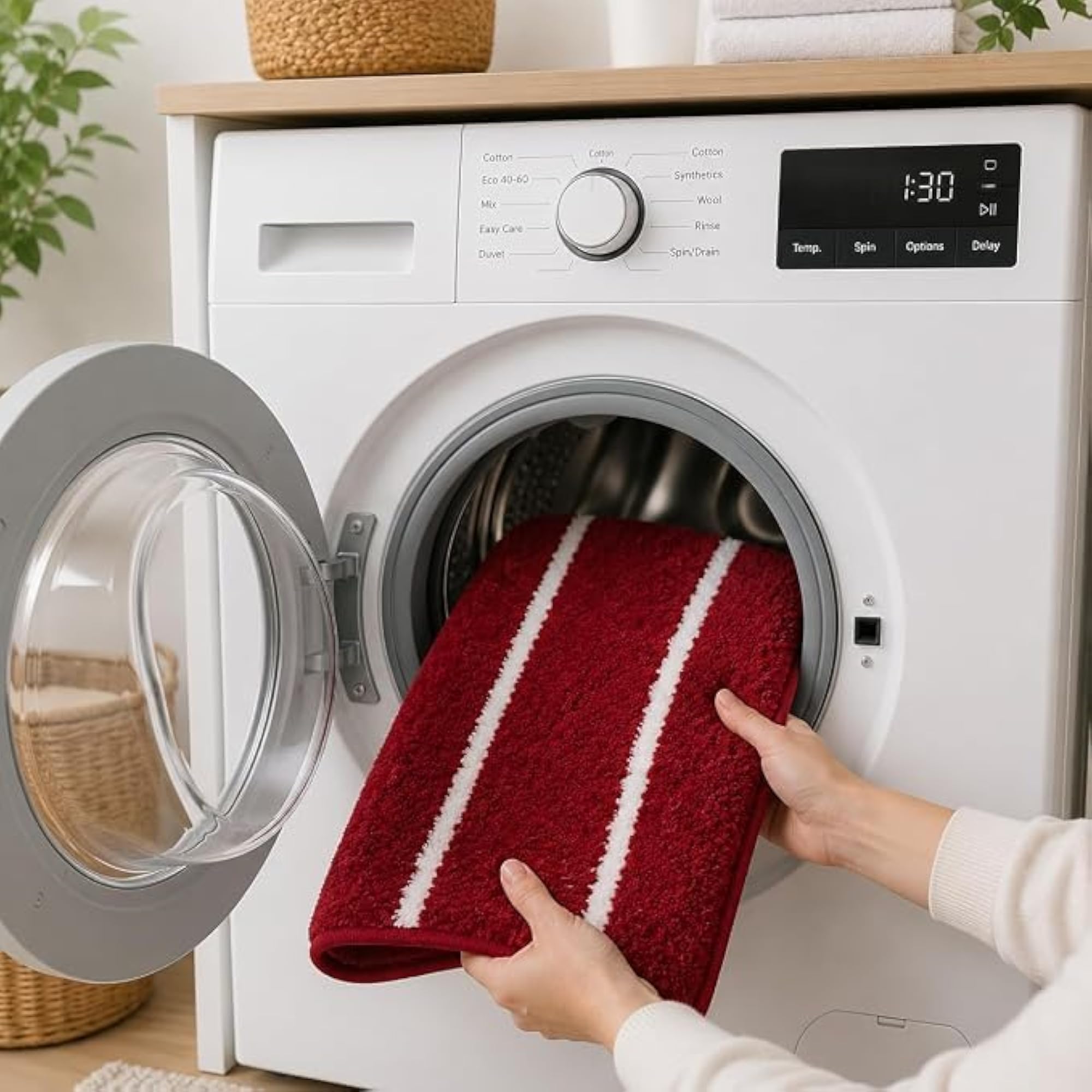 Soft Microfiber Quick Dry Non-Slip Bath Mat