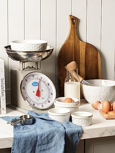 Le Tauci LTLTRK013WT82S4-US Ramekins 4 Oz, Ramiken For Creme Brulee, Lava Cake,Pudding, Souffle, Small Sauce Bowl,Ceramic Baking Dishes- 3.8 Inch thumb #7