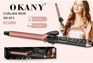 جهاز كي لتجعيد الشعر من سوكاني SK-673 بمستويات حرارة متعددة 980 درجة فهرنهايت، شاشة رقمية مقاس 25 مللي _ ضمان سنة