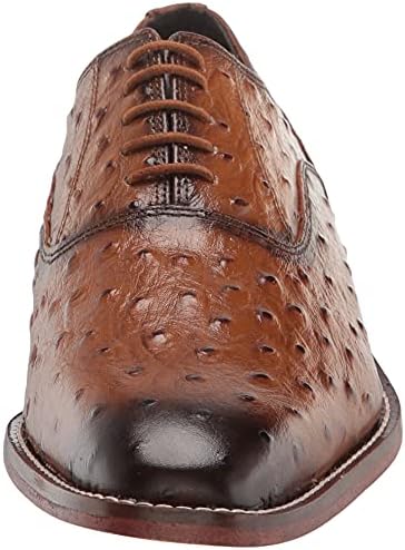 Stacy Adams Men's ROSELLI Leather Sole Oxford, TAN, 11 | Image 1