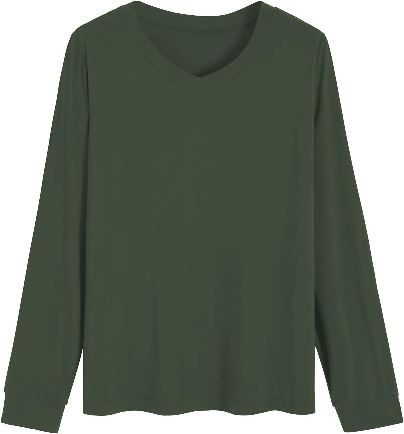 Latuza Women's Viscose Long Sleeves Top Jogger Pants Pajamas Set - Image 3