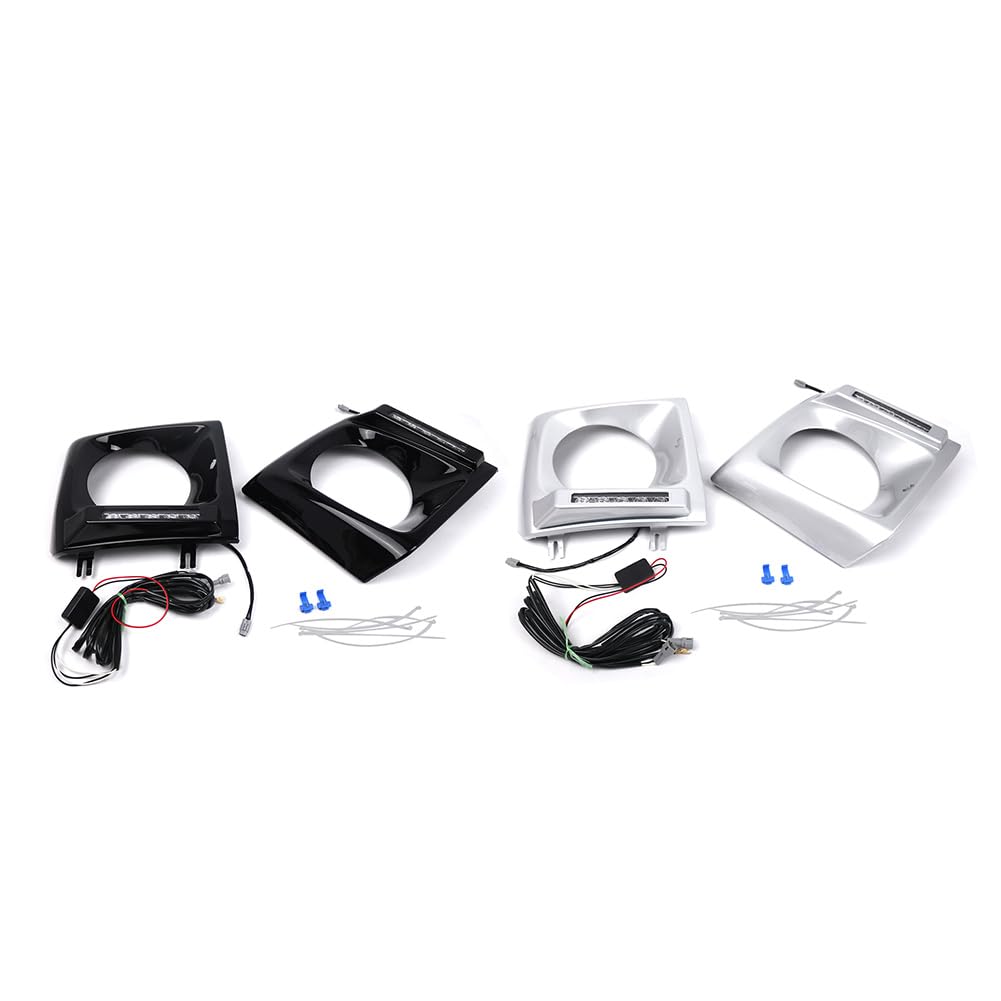 GZYF Fog Lamp Daytime Running Light Glossy Black ABS For Mercedes Benz G-Class W463 G63 G65 G500 G550 G55 90-2018 1 Pair