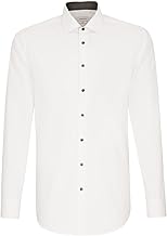 Seidensticker Herren Men Slim Patch Longsleeve Cotton Hemd (1er Pack)
