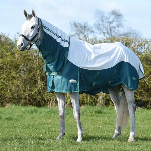 Manta de ventilación Weatherbeeta Green-Tec con cuello combinado blanco de 7 pies 3