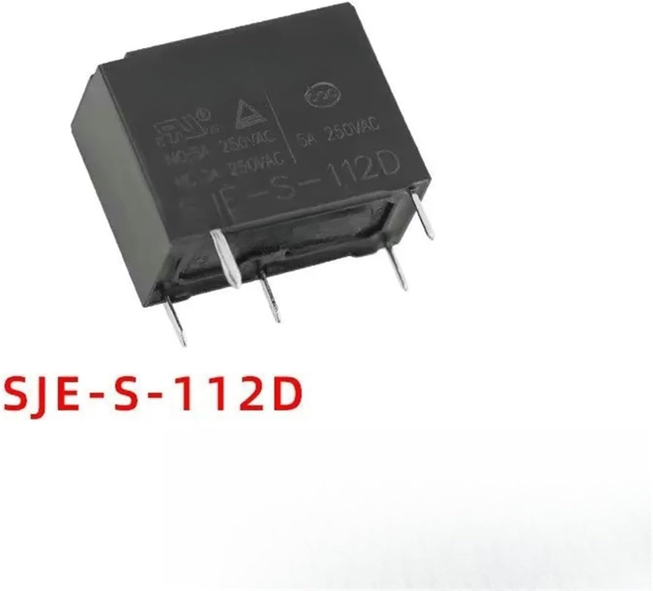 10pcs SJE-S-105D 5VDC SJE-S-112D 12VDC SJE-S-1024D 24VDC Relay 5-pin 5A Replaces HF33F-5-ZS3 HF33F-12-ZS3 HF33F-24-ZS3(SJE-S-105D)
