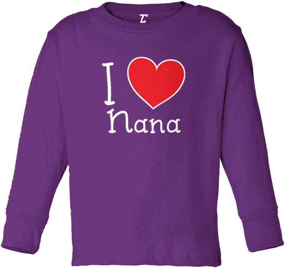 I Love My Nana - Heart Cute Infant/Toddler Cotton Jersey T-Shirt