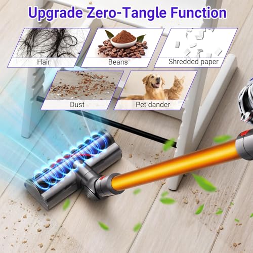 Image of Upgrade V11 V8 Head Replacement for Dyson V11 V8 V7 V10 V15 Cordless | Vacuum Cleaner, Anti-Tangle Quick Release Motorhead Attachments Brush Roller with Power Suction