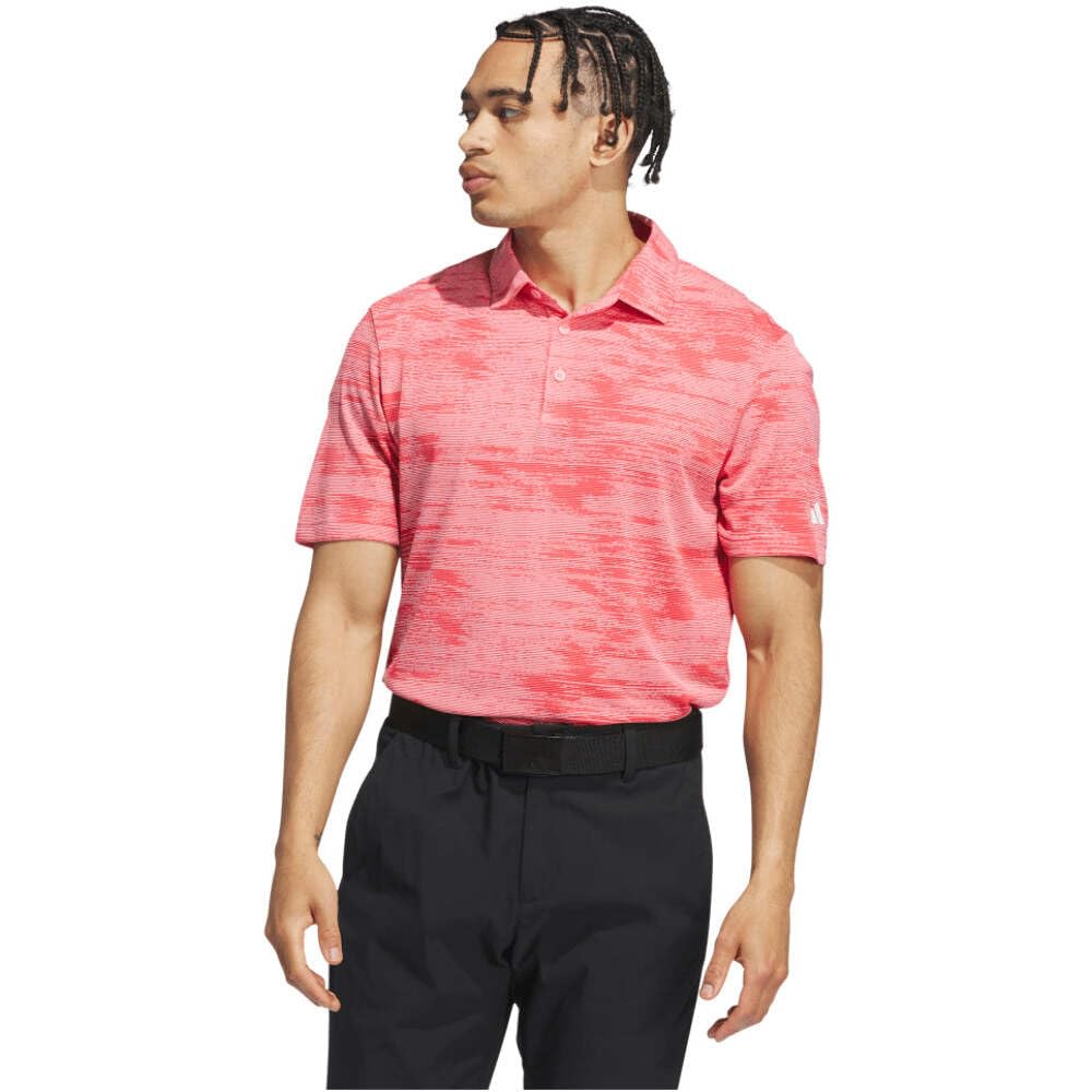 adidas Herren Ultimate365 Textured Stripe Polo Shirt Ultimate365 Poloshirt, strukturiert, gestreift