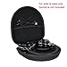 Hermitshell Hard Travel Case for Silensys E7 / PurelySound E7 / MOVSSOU E7 / COWIN E7 / Tapela E7 / Audonia E7 Active Noise Cancelling Bluetooth Headphones (Black)