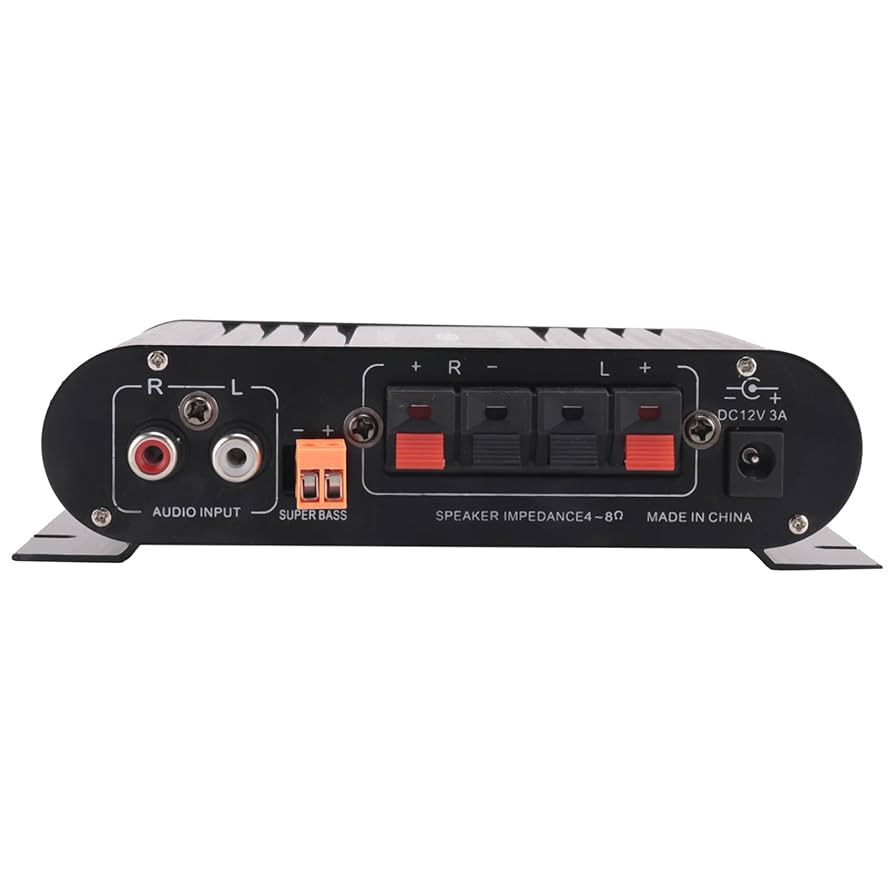 Amazon.co.jp: reoum ST-838 HIFI アンプ 2.1 チャンネル カー