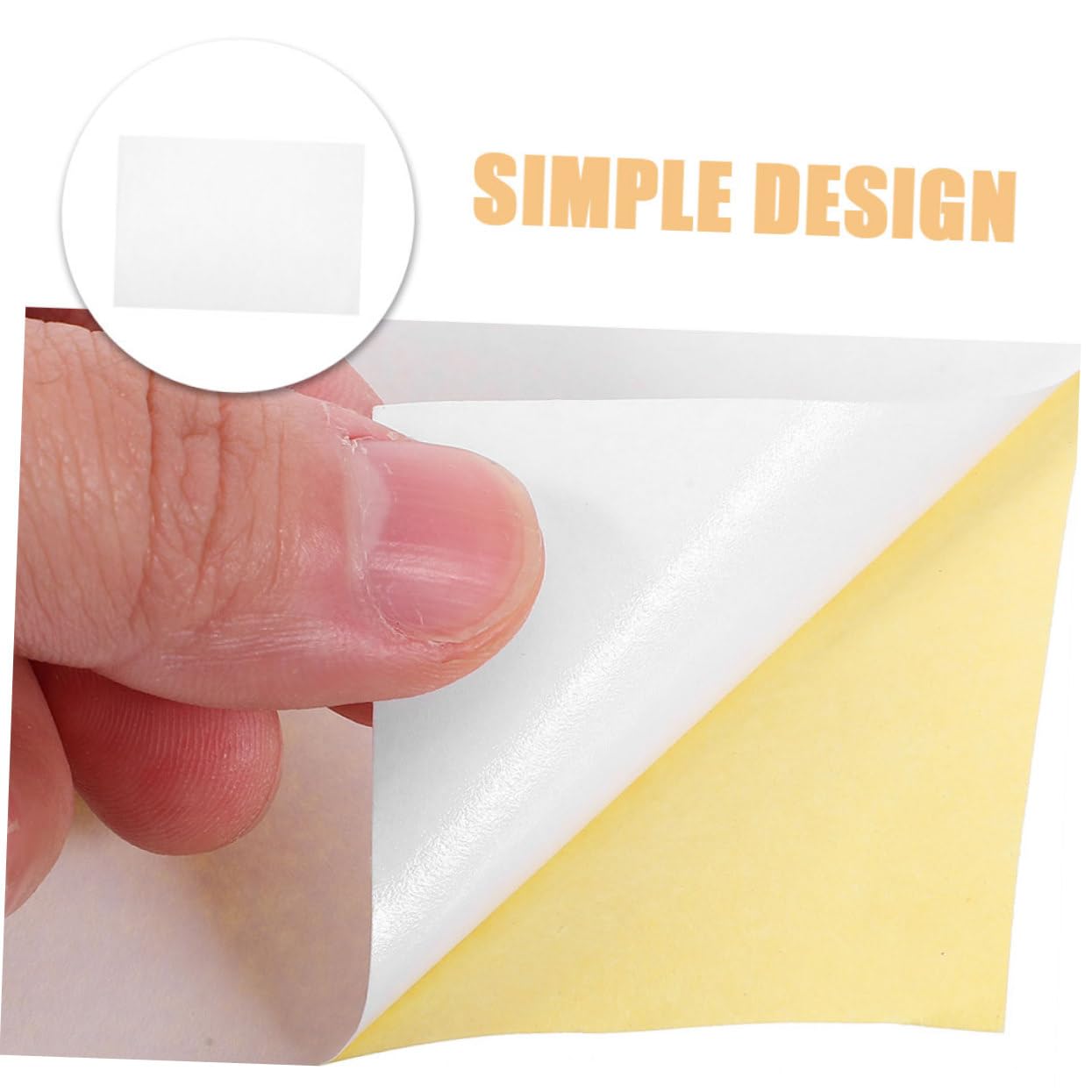 Uonlytech 100fogli Etichette Adesive Stampabili in Carta Adesivi Per Stampante Etichette Per Indirizzi Personalizzabili e Riutilizzabili Per Ufficio e Casa