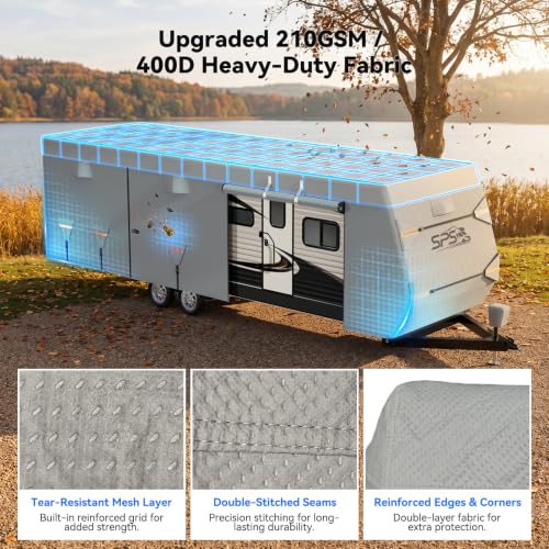 Travel Trailer Cover 24-27ft Ripstop