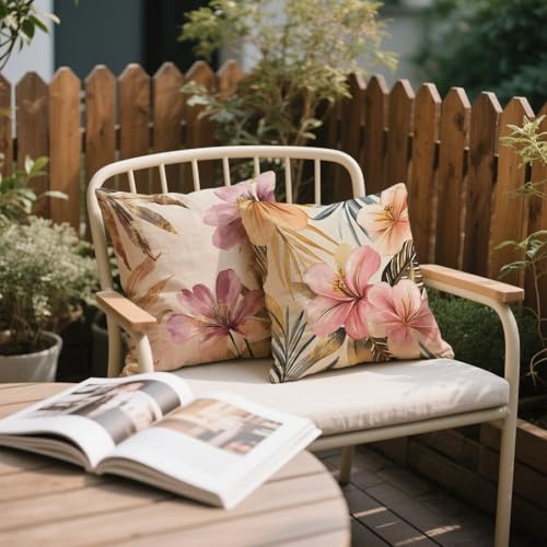 Coussin extérieur imperméable rose fini les taches d'eau sur vos chaises de patio - 4