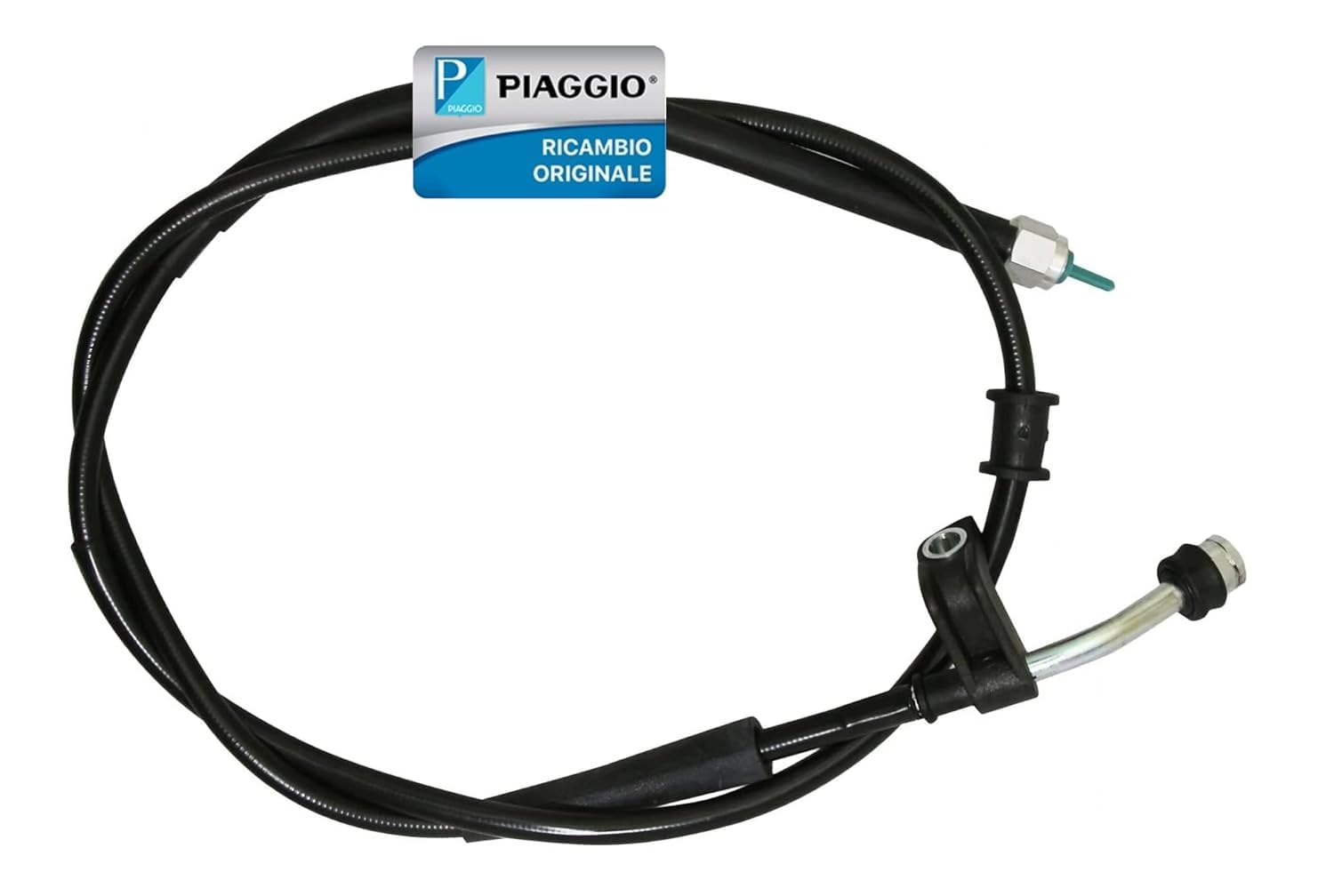 TRASMISSIONE FILO CAVO CONTACHILOMETRI CONTA KM CONTA CHILOMETRI COMPLETO PER PIAGGIO BEVERLY 125 - BEVERLY 250 ORIGINALE PIAGGIO. (INFO MODELLI IN DESCRIZIONE)