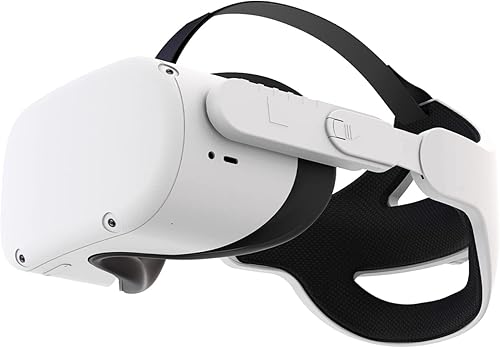 Miniatura 6 de MOJOXR Correa de cabeza ajustable compatible con auriculares Quest 2 VR, accesorios de repuesto Quest 2 para correa Elite, soporte mejorado y
