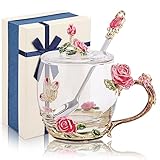 💖Ideal Weihnachten und Geburtstagsgeschenke: Emaille Blume Schmetterling Teetassen sind ideale Geschenke für Weihnachten, Geburtstage, Hochzeiten, Valentinstag, Geschäftsgeschenke, Jubiläen, Einweihungsgeschenke, Brautjungfern und Partys für Mütter, Großmütter und Freundinnen. Ersetzen traditioneller Blumen, einfach aber bedeutungsvoll.