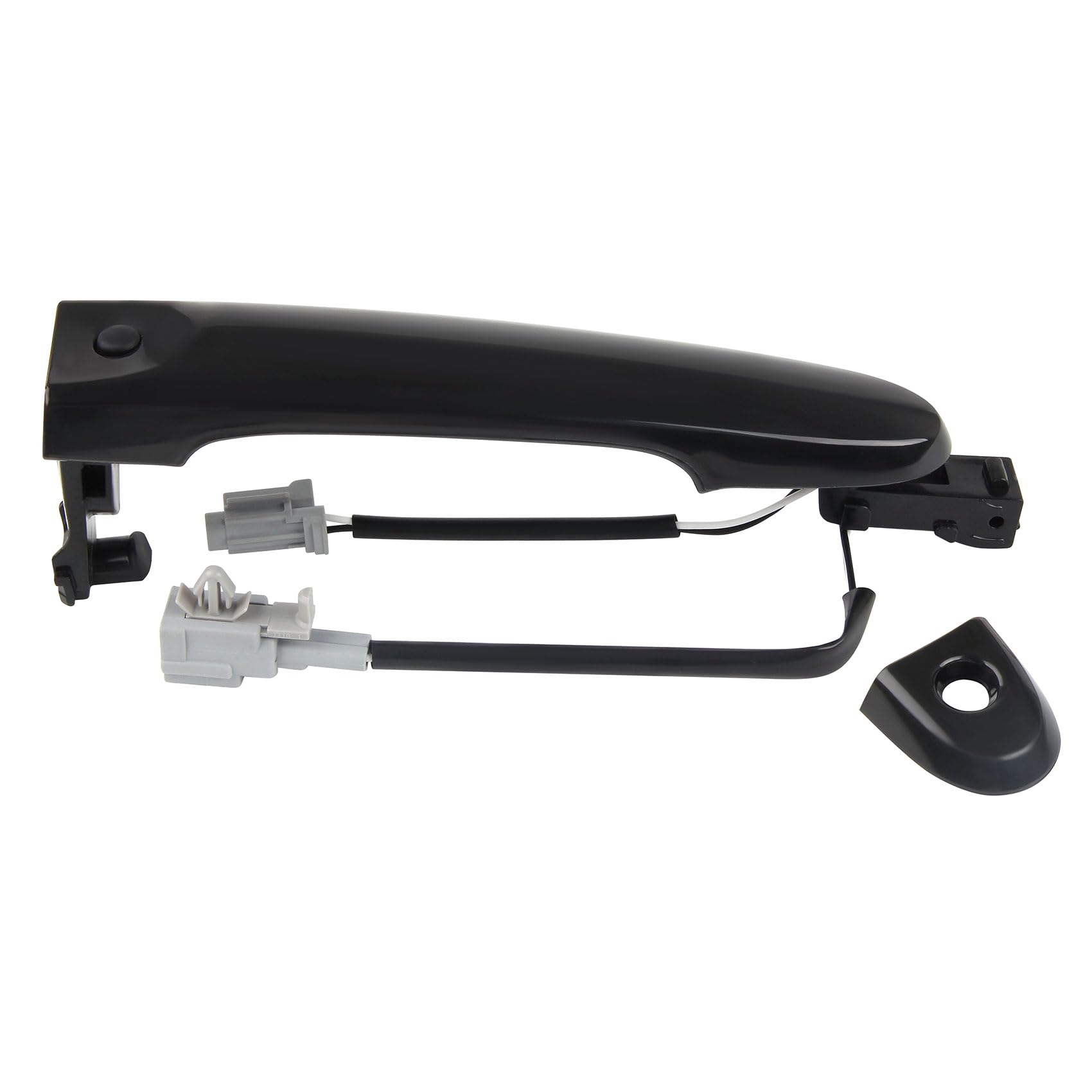 DOCAS Kompatybilny z Nissan Juke F15 2010-2019 klamka drzwi od strony kierowcy klamka drzwi zewnętrznych 80644-1FA5A 80644-3WC2A 80640-3WC2A czarna