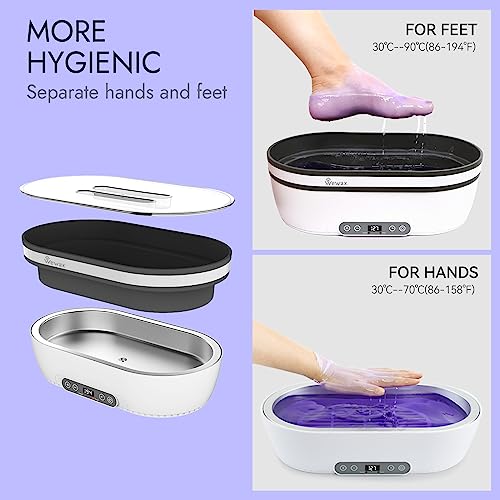 Wewax PM-120 Paraffin Wax Machine For Hands And Feet With 4 Pack Of Paraffin Wax 4500Ml Detachable Hand Wax Paraffin Machine For Thermal Paraffin Wax Bath And Arthritis thumb #1