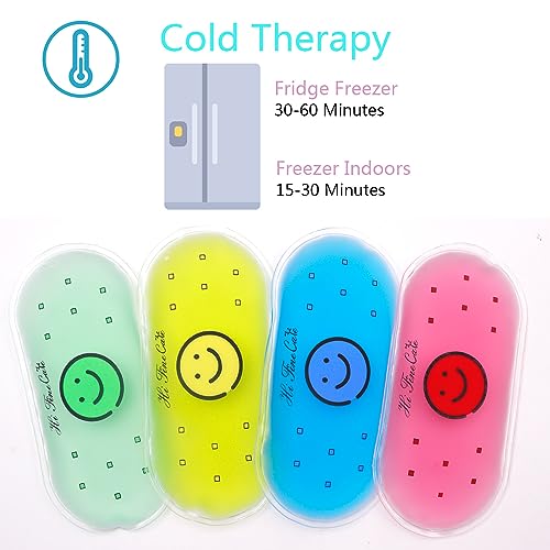 Ghiaccio gel riutilizzabile Caldo Freddo, Impacchi Gel Fredde e Calde,Cuscinetti Rinfrescanti Riutilizzabili,Impacco di Ghiaccio in Gel, Cuscinetti Terapia Caldo/Freddo