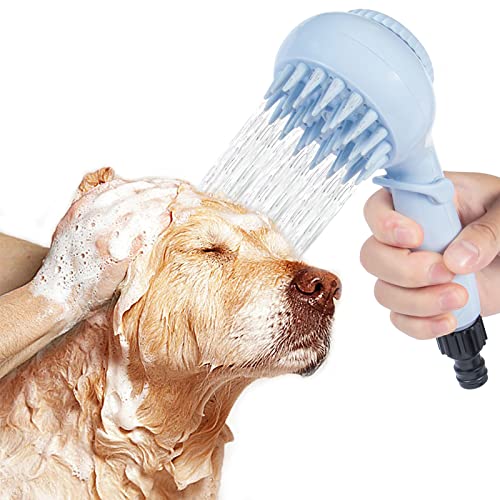 HPYLIF·H Pulvérisateur de douche pour animaux de compagnie en un seul outil pour chien et chat, idéal pour l'intérieur et l'extérieur, le bain, l'entretien, le massage et le lavage