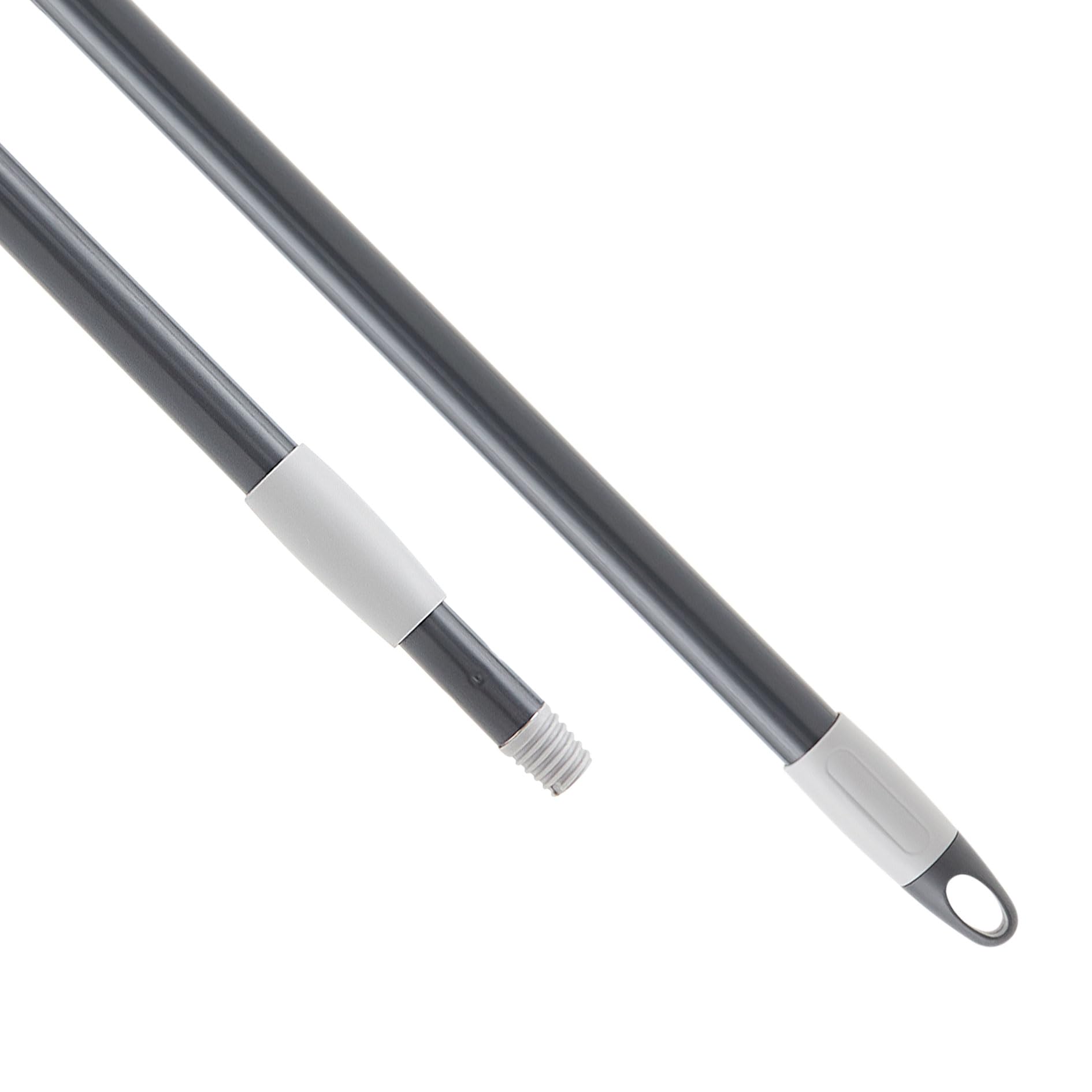 Maya - Atomic Extendable Mop and Broom Stick in PP 85-150 cm, Handle with Anchor for Mop, Telescopic Replacement with Universal Thread and Handle for Hanging (Grey)