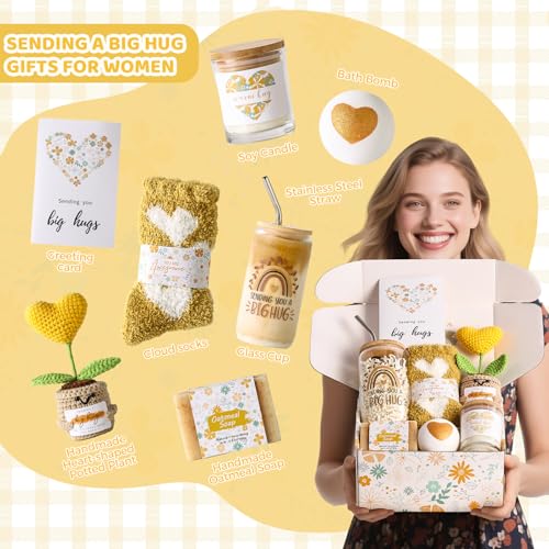 Self Care Gifts for Women,Unique Birthday Gifts for Women,Get Well Soon Gift Baskets,Care Package Thinking of You Sympathy Inspirational Christmas Gift Baskets for Mom Her Wife Friends Teenage Girls - Image 3