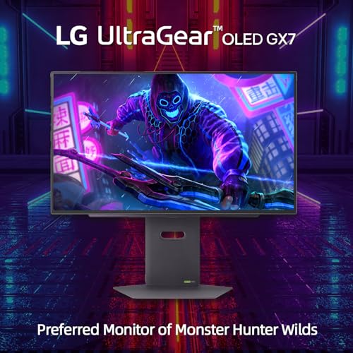 Image of LG 27 inch OLED QHD (2560 x 1440) Gaming Monitor, 480Hz, 0.03ms, FreeSync Premium Pro, G-Sync Compatible, DisplayHDR True Black 400, DCI-P3 98.5%, RGB Lighting, Adjustable Stand