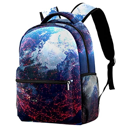 Sac à dos galaxie pour femme multicolore de grande capacité idéal pour voyager