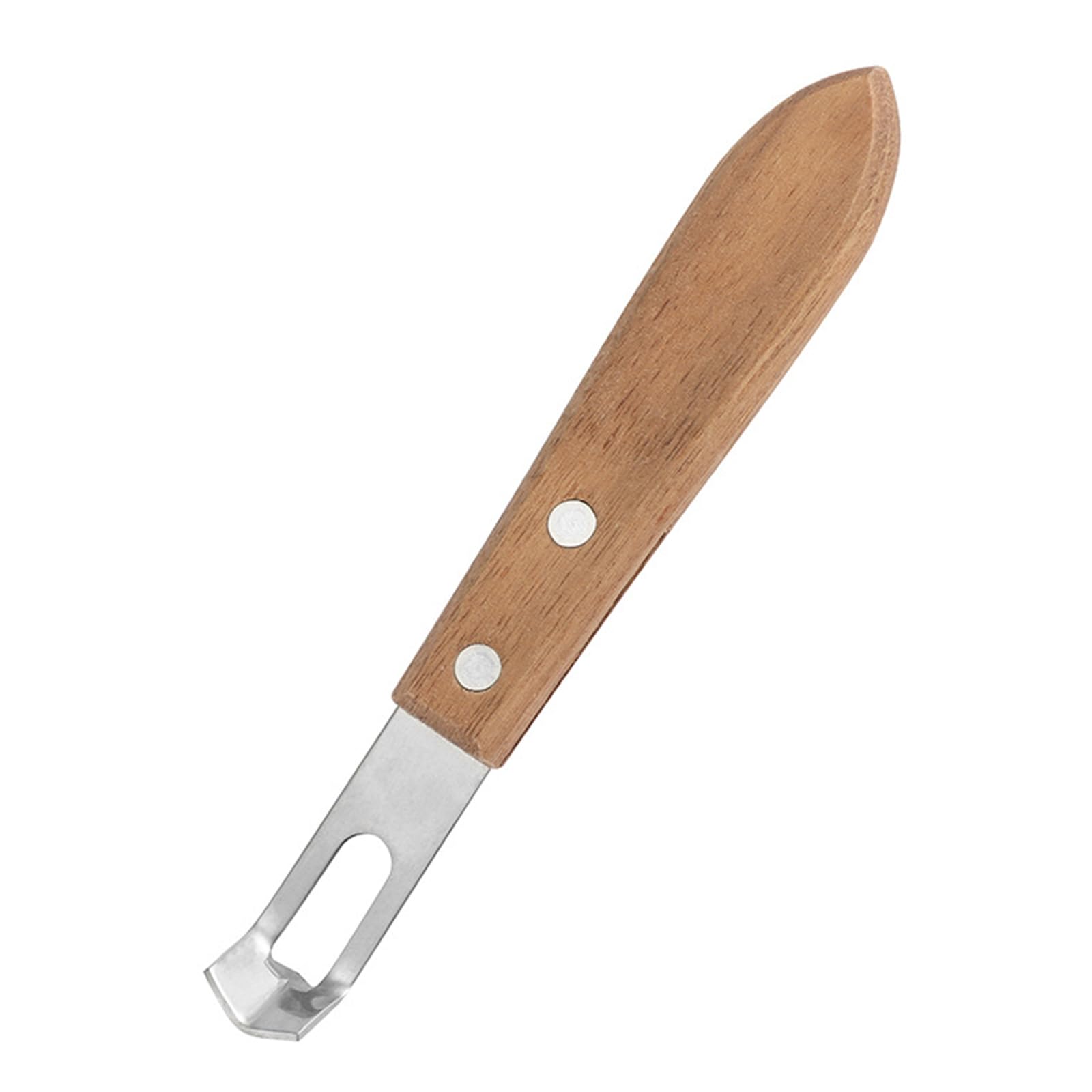 Nvoqilin Multicolor Multipurpose Kitchen Tool Stainless Steel Zester With Ergonomic Walnuts Handle Fruit Peeler Food Grater Wood Handle Cheese Grater