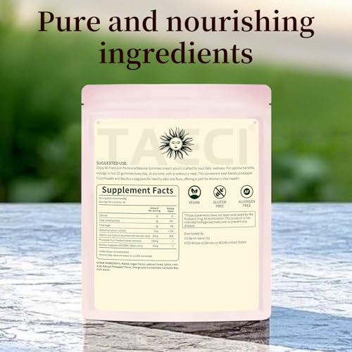 Premium Feminine Balance Gummies for Women – Hawaiian Pineapple Flavor – Supports pH & Daily Wellness – Probiotic Supplement – Vegan, Gluten-Free – 60 Gummies (30 Servings) - Image 4