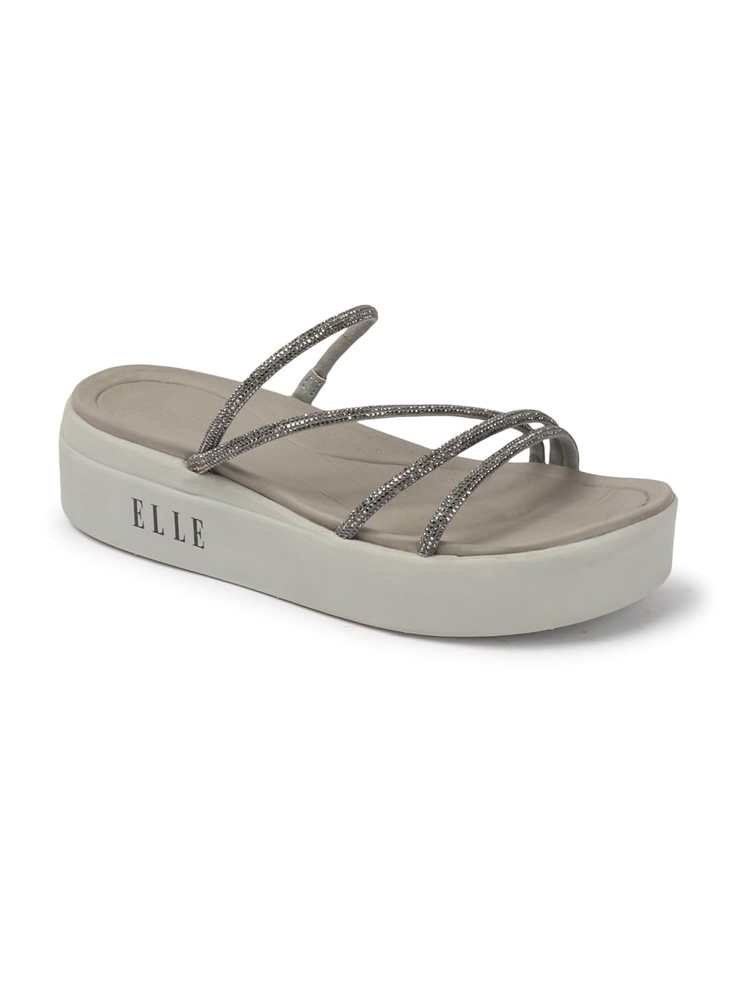 elle Women's Comfortable Multi-Strap Platform Heel Sandals-picture-33