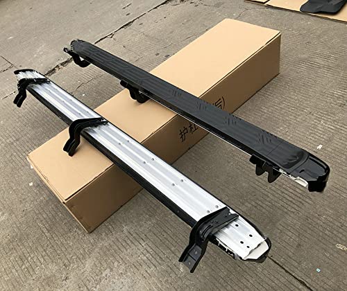 2PCS Aluminum Running Boards Side Steps Nerf Bars miniatura 2