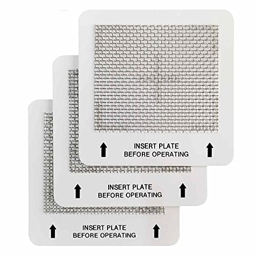 LUFUTATECH Placas de ozono de cerámica universales para generadores de ozono genéricos lavables, purificación de aire, 4.5 pulgadas x 4.5 pulgadas de repuesto placas de ozono (paquete de 3)