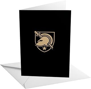 Desert Cactus United States Military Academy 5x7 Inch Greeting Card SUMA Black Knights Army West Point Cadets Single Folded Cardstock with Envelope Party Celebration Officially Licensed (5x7 Card A - Thank You)