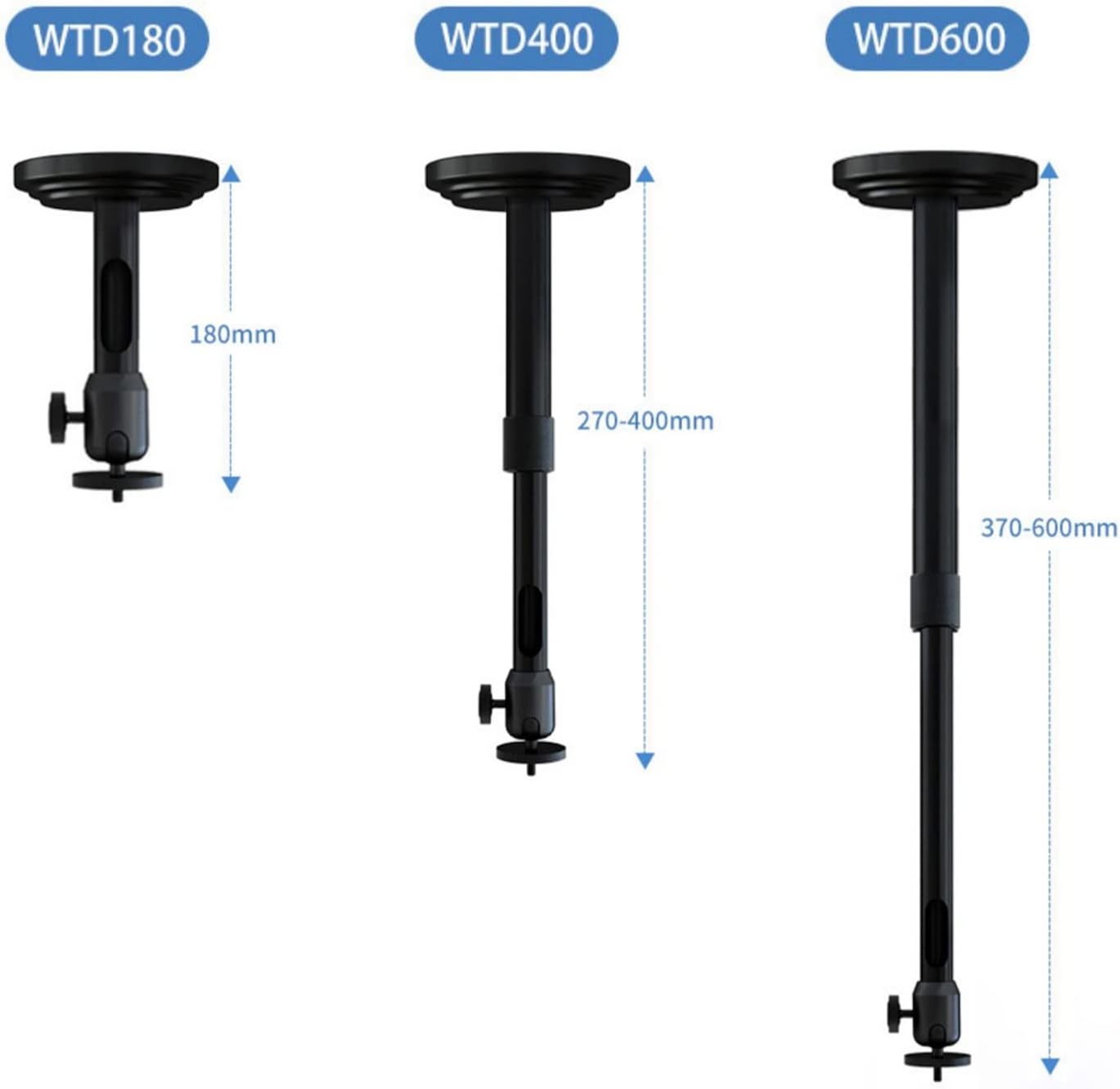 Projector Support Micro Ceiling Mount Universal Wall Hanging Bracket Telescopic Household Lifting Stand Video Projector Stand (Size : WTD