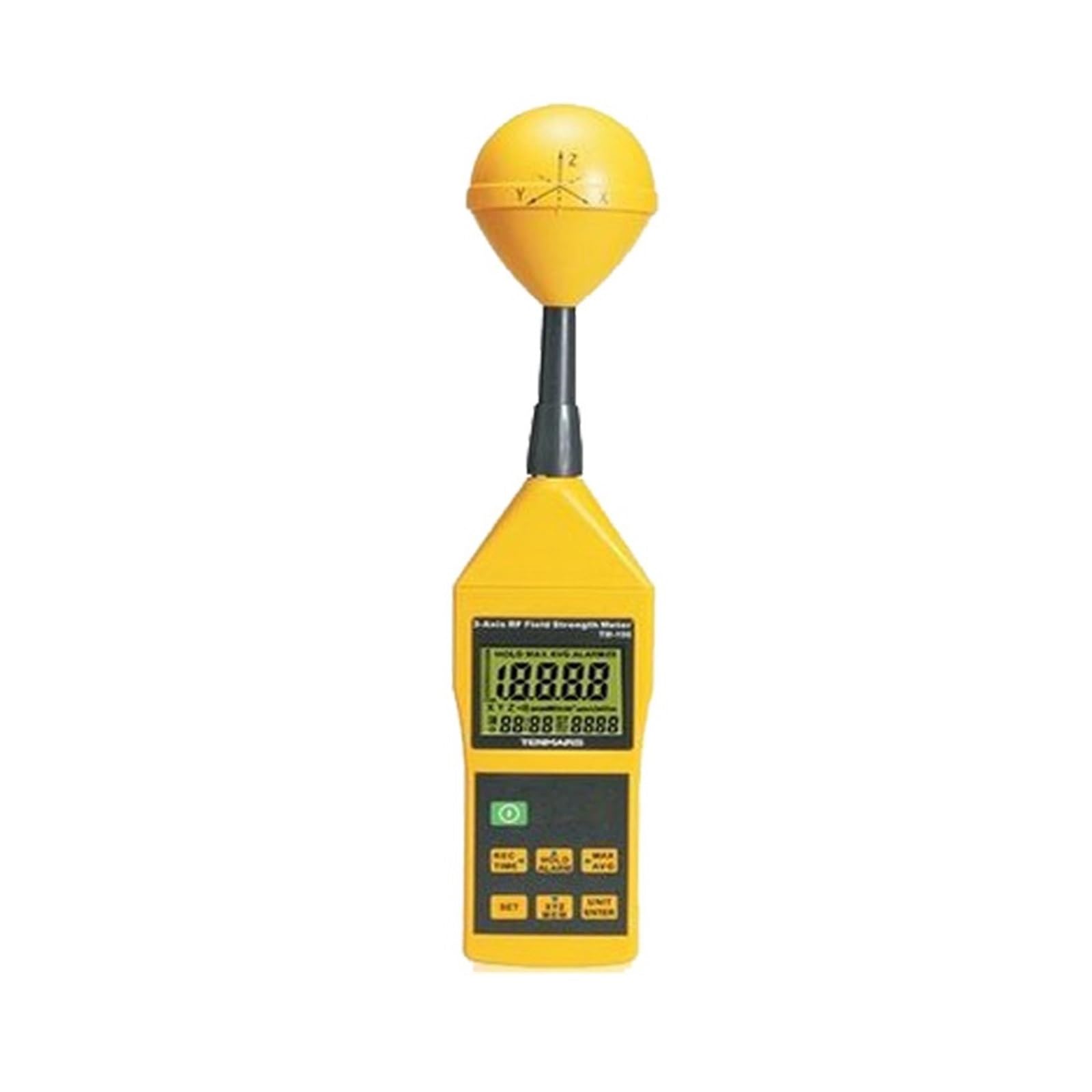TM196 EMF Meter, Isotropic 3-Axis Electromagnetic Field Detector for Industrial Inspection