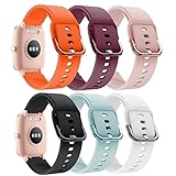 WATORY Armband für 19mm Veryfitpro ID205L, Willful ID205L SW021/ YAMAY ID205L SW021/LIFEBEE ID205L, Silikon Atmungsaktiv Sport Wasserdicht Alternative UhrenArmbandd für Uwatch3 GT Ufit Frauen Männer
