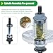 POSFLAG GY21098 Spindle Assembly Pre-Greased Replaces AUC15811 Spindle, AUC15811 John Deere Spindle Assembly - AUC15811, Spindle GY20454, GY20962 for John Deere D140 D125 D130 D110 E100 Tractors